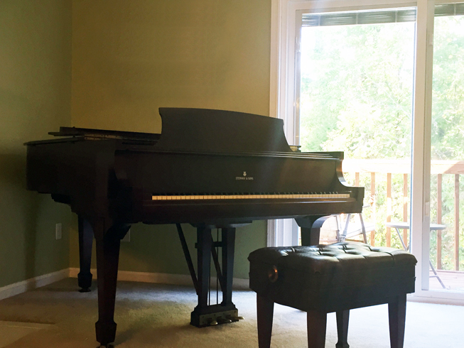 Piano Practice Area